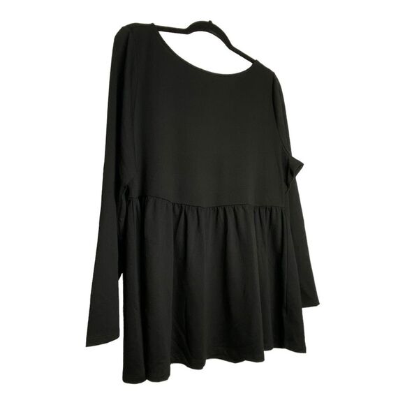 Torrid Lightweight French Terry Babydoll Crewneck Top - Size 2X - Picture 4 of 9